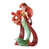 Enesco Disney Showcase “The Little Mermaid” Holiday Ariel and Flounder Stone Resin Figurine Set, Set of 2, Multicolor