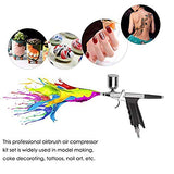 Yenny Shop SP166 Professional Trigger Air-Paint Control Gun Airbrush Perfect for Cosmetic Makeup Model/Body/Car Painting, Nail/Fine Arts, Photo Retouching, Cake Decorating, Textiles and T-Shirt