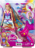 Barbie Dreamtopia Twist ‘n Style Princess Hairstyling Doll (11.5-in Blonde) with Rainbow Hair Extensions & Accessories, Gift for 3 to 7 Year Olds
