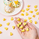 50 Pieces Miniatures Kitchen Food Cheese Miniature Artificial Cheese Models Mini Resin Simulation Cheese for Dollhouse Kitchen Decoration DIY Accessory