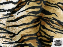 Velboa Faux / Fake Fur Syberian Tiger Fabric By the Yard