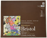 Strathmore STR-475-5 15 Sheet Bristol Pad Vellum Pad, 14 by 17"