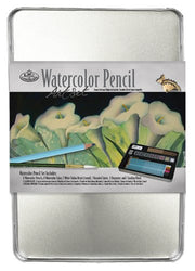 Royal & Langnickel Medium Tin Watercolor Pencil Art Set