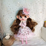 leoglint Blythe Doll Clothes, Dress Clothing for Blythe Doll 30 cm 1/6 Bjd Dolls Azone ICY Licca Doll