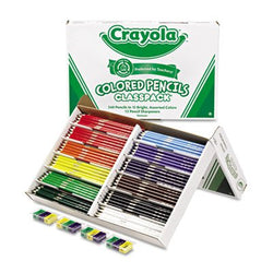o Crayola LLC o - Classpack Colored Pencils, 240/ST, 12 Assorted Colors