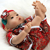 Paradise Galleries Lifelike Asian Reborn Baby Doll Mei, 20 inch Chinese Girl in GentleTouch Vinyl & Weighted Body, 4-Piece Set