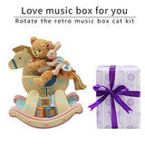 Lovely Bear and Rabbit Music Box is Good for Girls,Babys and Boys' Birthday Musical Box, Melody