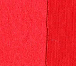 Cotton Fleece Fabric Red/60 Wide/Sold by the Yard