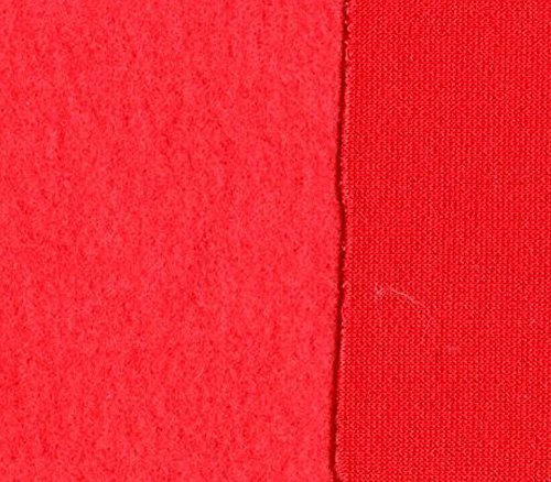 Cotton Fleece Fabric Red/60 Wide/Sold by the Yard