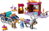 LEGO Disney Frozen II Elsa's Wagon Carriage Adventure 41166 Building Kit with Elsa & Sven Toy Figure (116 Pieces)