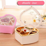 Packageprincess| Jewelry Box | Heart Shaped Music Box with Dancing Ballerina for Mechanic Gift