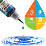 FansArriche 18.5OZ Epoxy Resin with Glitters and 16 Translucent Resin Liquid Pigment for Epoxy Resin