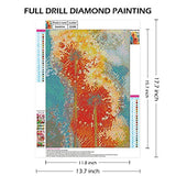 DIY 5D Diamond Painting Kits for Adults Full Drill Diamond Art Painting by Numbers Rhinestone Embroidery Pictures Canvas Art for Home Wall Decor 11.8 x 15.7 Inch (Dandelion)