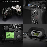 Pentax K-3 Mark III Flagship APS-C Silver Camera Body - 12fps, Touch Screen LCD, Weather Resistant Magnesium Alloy Body with in-Body 5-Axis Shake Reduction. 1.05x Optical viewfinder with 100% FOV