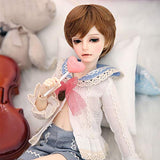 W&Y 1/4 BJD Doll 16.5Inch Ball Jointed Dolls Reborn Figure + Full Set Accessories + Shoes + Hair + Clothes Cosplay Fashion Dolls DIY Toy Best Gift for Child