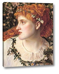 Perdita by Anthony Frederick Sandys - 11" x 14" Gallery Wrap Giclee Canvas Print - Ready to Hang