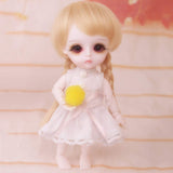BJD Doll 1/8 SD Dolls 16Cm Jointed Doll with BJD Clothes Wigs Shoes Makeup DIY Toys 100% Handmade for Girl Birthday Gift