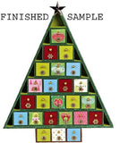 Wood Advent Tree Featuring 24 Removable Box Drawers -Ready to Paint Unfinished