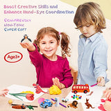 36 Colors Air Dry Clay for Kids, Modeling Clay Kit, Magic Foam DIY Clay with 3 Sculpting Tools, Ultra Light & Soft Clay, Safe & Non-Toxic & No Baking, Art Crafts Gift for Children by AORZOV