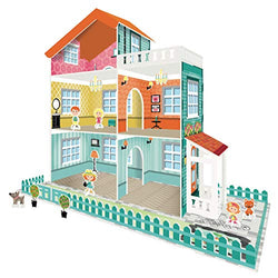 The Adventure Kids Dollhouse Dream House DIY Dollhouse Kit - Doll House for Little Girls