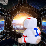 Pug Stuffed Animal Dressed Like an Astronaut, Plush Dog Toy in Spaceman Suit, Soft Space Pilot Costume Puppy, Gift for Kids Pug Lovers and Party Suppliers or Astronaut Décor