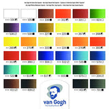 Van Gogh Oil Color Paint, 32x20ml Tubes + 2x60ml Tubes + Accessories, Wooden Box Superior Set