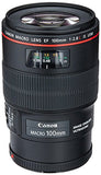 Canon EF 100mm f/2.8L IS USM Macro Lens for Canon Digital SLR Cameras