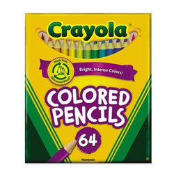 Crayola Products - Crayola - Colored Woodcase Pencil, HB, 3.3 mm, Assorted, 64/Pack - Sold As 1 Set