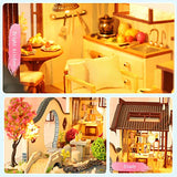 WYD Chinese-Style loft, Japanese-Style and Windy Wooden Dollhouse, New Chinese-Style Villa Building Model, Ancient Style Town Scene Building, with Dust Cover 3D Assembled House (Dream Town)