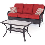Hanover ORLEANS4PCSW-B-BRY Orleans, Autumn Berry Outdoor 4 Piece All-Weather Patio Set