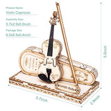 ROKR Wooden Miniature Violin,STEM Projects for Kids 8-12,Model Kits for Adults,3D Wooden Puzzles for Adults and Kids