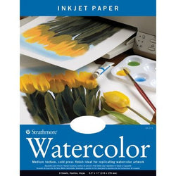 Strathmore Watercolor Inkjet White Papers, Set of 8 (ST59-771)