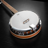 Vangoa 5 String Banjo Remo Head Closed Solid Back with beginner Kit, Tuner, Strap, Pick up, Strings, Picks and Bag