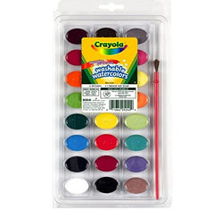 Bulk Buy: Crayola Washable Watercolors 24 Colors/Pkg 53-0524 (3-Pack)