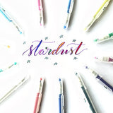 Sakura 37906 2-Piece Pouch Gelly Roll Stardust Pen Set, Clear