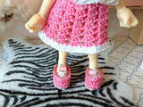 Realpuki Dress With Hat and Sandals. NO DOLL! Outfit set for 1:12 BJD doll.