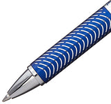 PENTEL EnerGel Alloy RT Retractable Liquid Gel Pen, .7mm, Blue Barrel, Black Ink (BL407CA)