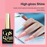 Gel Nail Polish Kit Glitter Pink Blue Yellow White Purple Gel Nail Polish Set 12PCS 10ml Spring Summer Colors Long Lasting Soak Off LED Gel Nail Starter Kit Manicure Salon DIY at Home with Gift Box