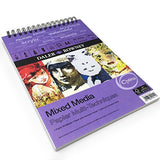 Daler Rowney - Mixed Media Spiral Sketchpad - 250gsm - 30 Pages - A4 Portrait - Made in England
