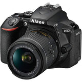 Nikon D5600 24.2MP DSLR Digital Camera with AF-P DX 18-55mm Lens (1576) USA Model Deluxe Bundle -Includes- Sandisk 64GB SD Card + Large Camera Bag + Filter Kit + Spare Battery + Telephoto Lens + More