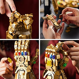 LEGO Marvel Infinity Gauntlet 76191 Collectible Building Kit; Thanos Right Hand Gauntlet Model with Infinity Stones (590 Pieces)