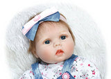 Aimeedoll 22" Soft Silicone Vinyl Reborn Baby Doll Weighted Realistic Baby Birthday Gift Baby Toy