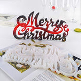 Panamalar Christmas Silicone Resin Mold, Merry Christmas Mold for Resin Casting, Epoxy Resin Casting Molds for Making DIY Crafts Christmas Decoration Home Ornaments Xmas Gift