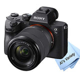 Sony Alpha a7 III Mirrorless Digital Camera with 28-70mm Lens, 32GB Card, Tripod, Case, and More (18pc Bundle)