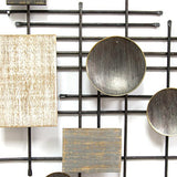 Motley Lane - Large Modern Industrial Wall Decor - Unique Hand Crafted Metal Décor