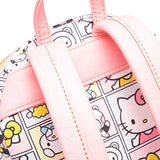 Loungefly x Sanrio HELLO KITTY FRIENDS Mini Backpack, White/Pink