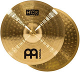 Meinl Cymbal Set Box Pack with 13" Hihats, 14" Crash, Plus Free 10" Splash, Sticks, Lessons - HCS Traditional Brass - Made in Germany, 2-YEAR WARRANTY MultiColor HCS1314-10S