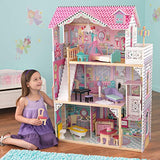 KidKraft Annabelle Wooden Dollhouse with Elevator, Balcony and 17 Accessories ,Gift for Ages 3+