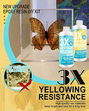 SEVGILI Epoxy Resin Kits 32OZ, 3X Super Anti-Yellowing Crystal Clear Epoxy Resin Craft Resin epoxy Resin kit, UV Resistance Safe Epoxy Resin for, Art Casting Resin,Jewelry Making, DIY, Resin Molds