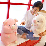 Lazada Pig Plush Stuffed Piggy Super Soft Throw Pillows Hugging Toys Gifts White 14" …
